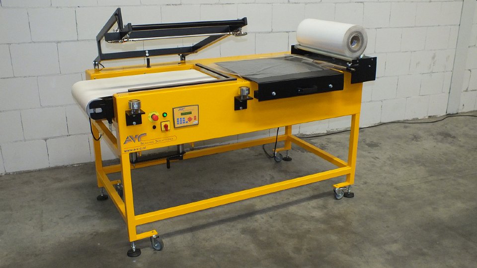 L-sealer of hoeksealmachine met lasraam 500 x 600mm.
