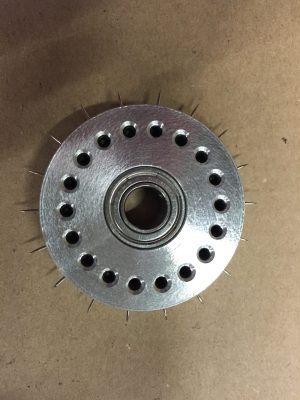 Perforatiewiel voor sidesealer, l sealer, hoeklasser en folieautomaten. Perforatiewiel voor sidesealer, l sealer, hoeklasser en folieautomaten